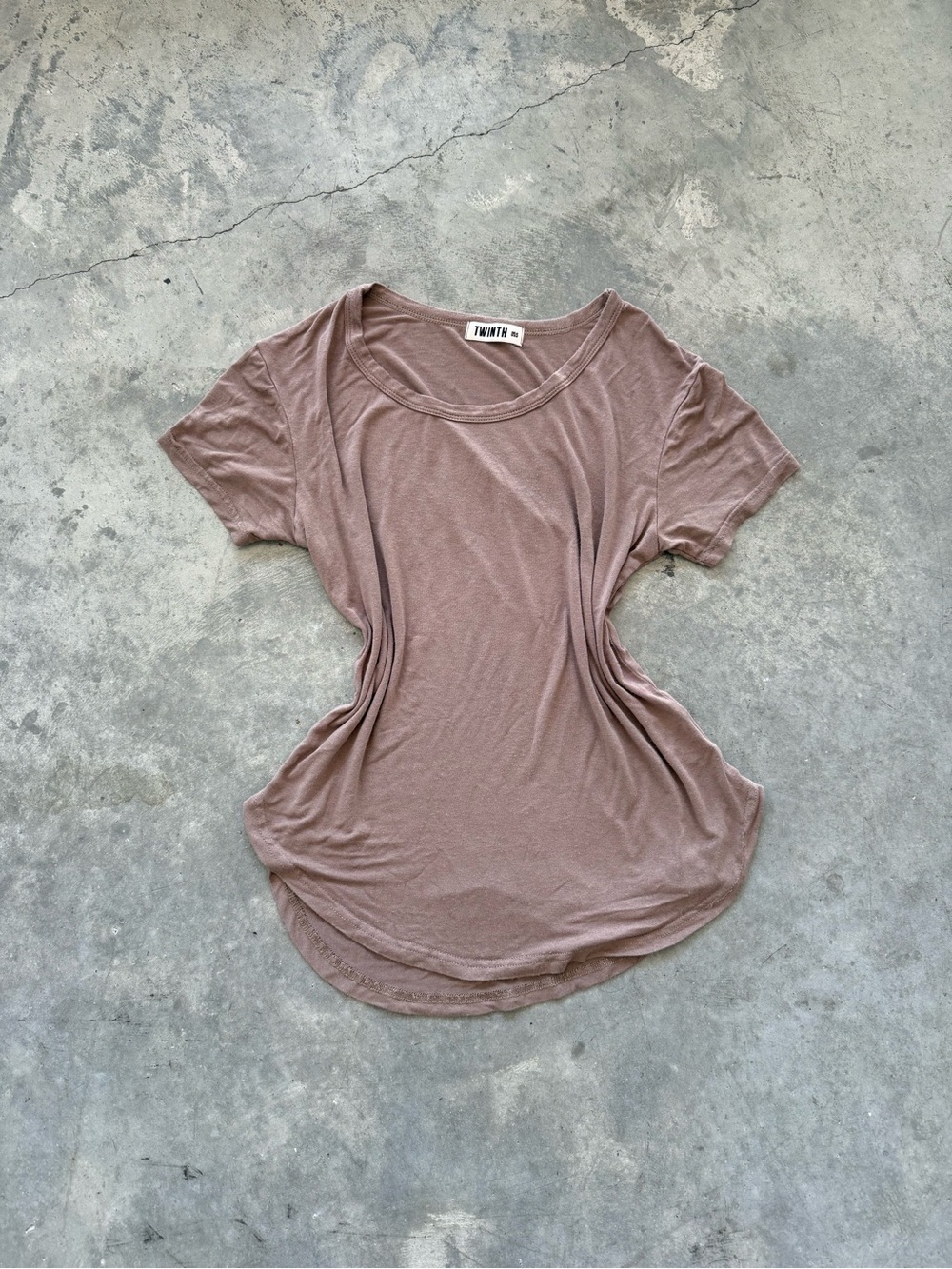 Classic Women's Short Sleeve Tee - Taupe - Picture 8 of 11